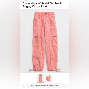 Aerie high waisted cargo pant